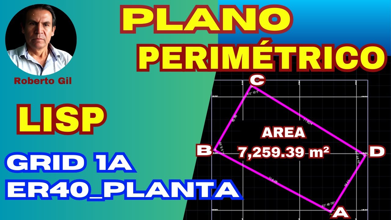 Como Dibujar un PLANO PERIMETRICO - FÁCIL - Dibujo de Planos en AutoCAD