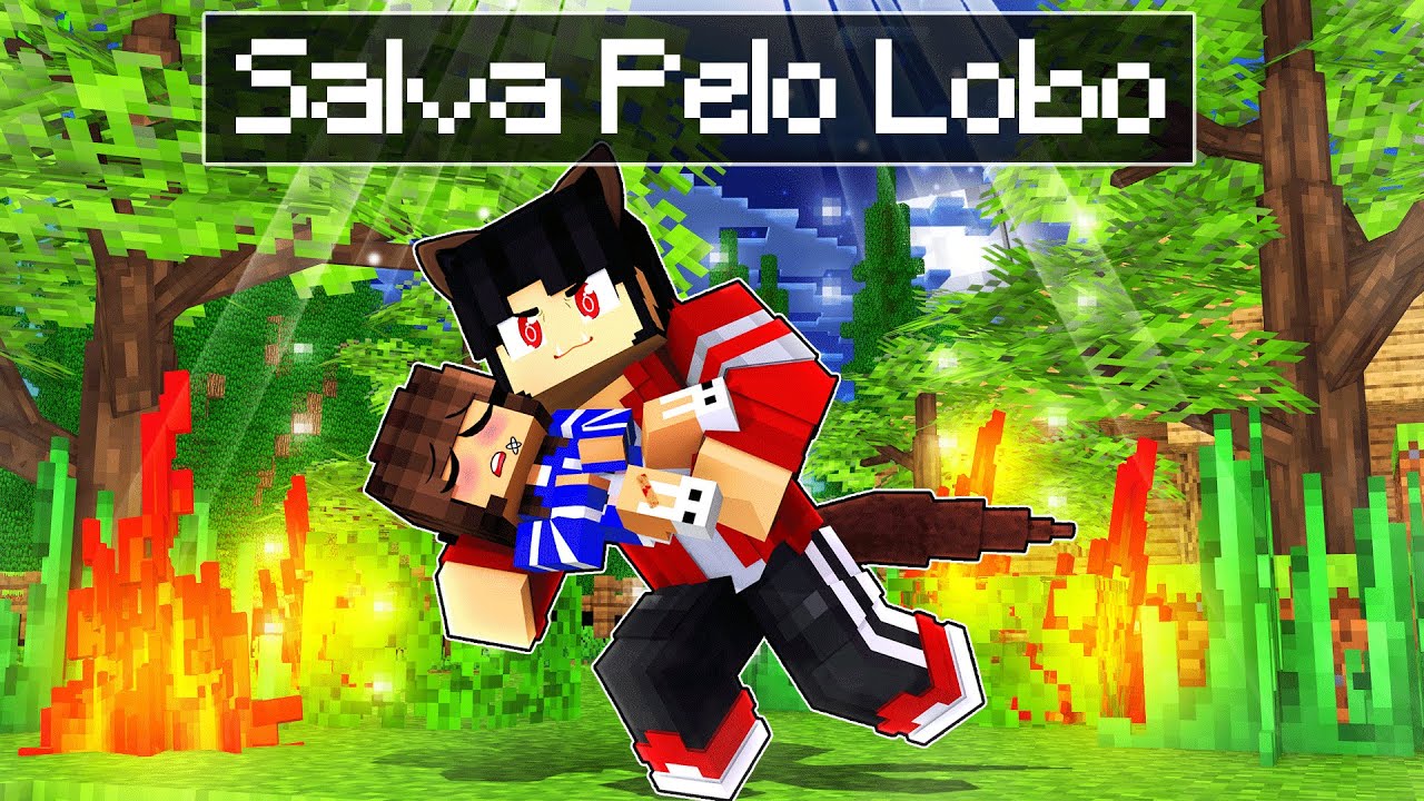 MIIKA FOI SALVA PELO LOBO ALPHA no Minecraft ◂Miika▸