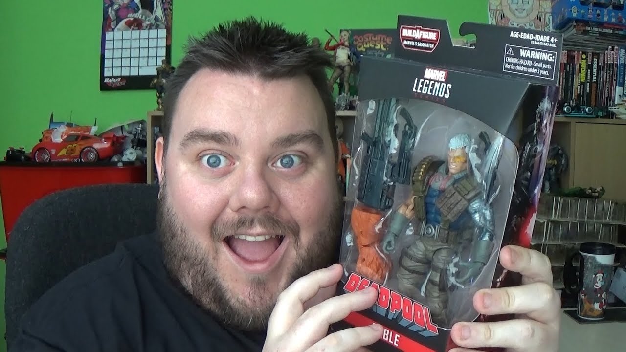 Marvel Legends Cable X-Men Sasquatch BAF Wave Deadpool Series Hasbro Action Figure Review