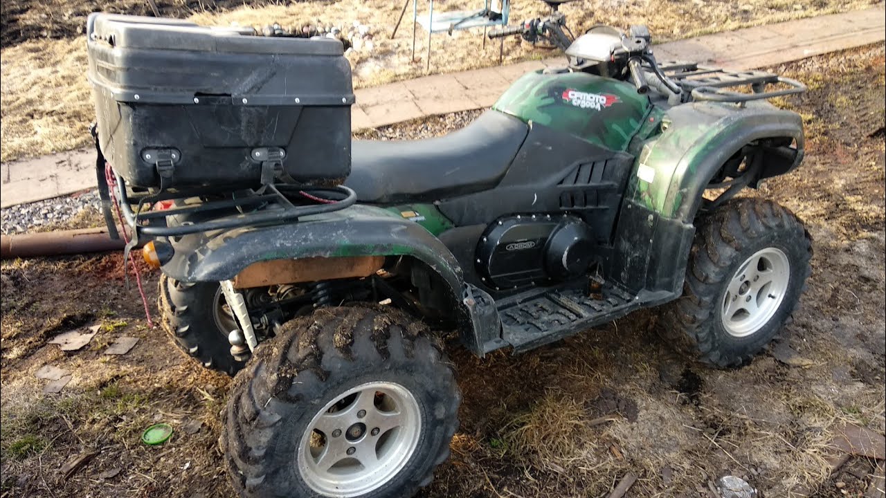 Cf moto 500, 2008г.в. Приобретение -ремонт-капиталка ходовки.