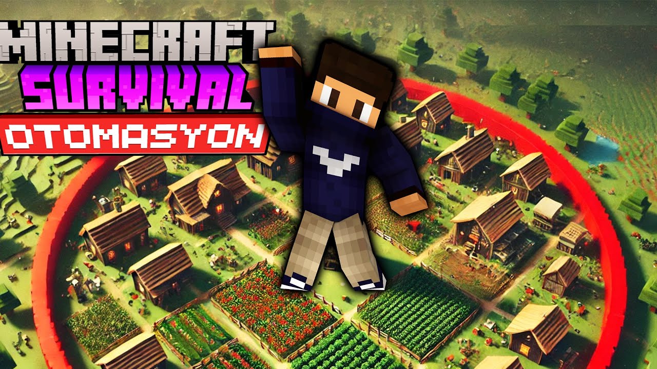 EN VERİMLİ BAŞLANGIÇ | Minecraft Survival Otomasyon #01