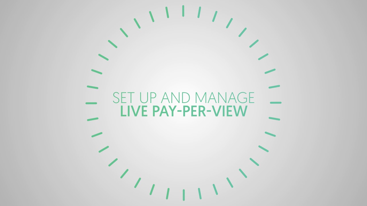 Cleeng Live Pay-per-View