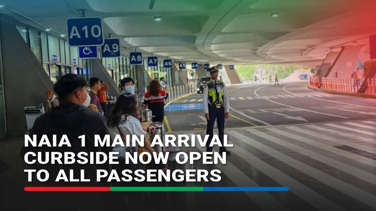 NAIA Terminal 1 main arrival curbside now accessible to all passengers