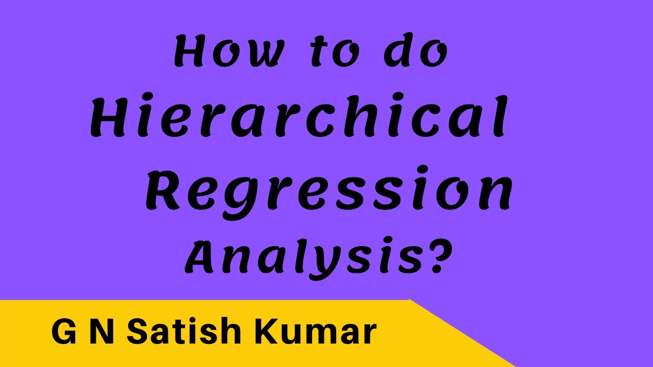 How to do Hierarchical Multiple Regression analysis using SPSS? | Predictive Analytics