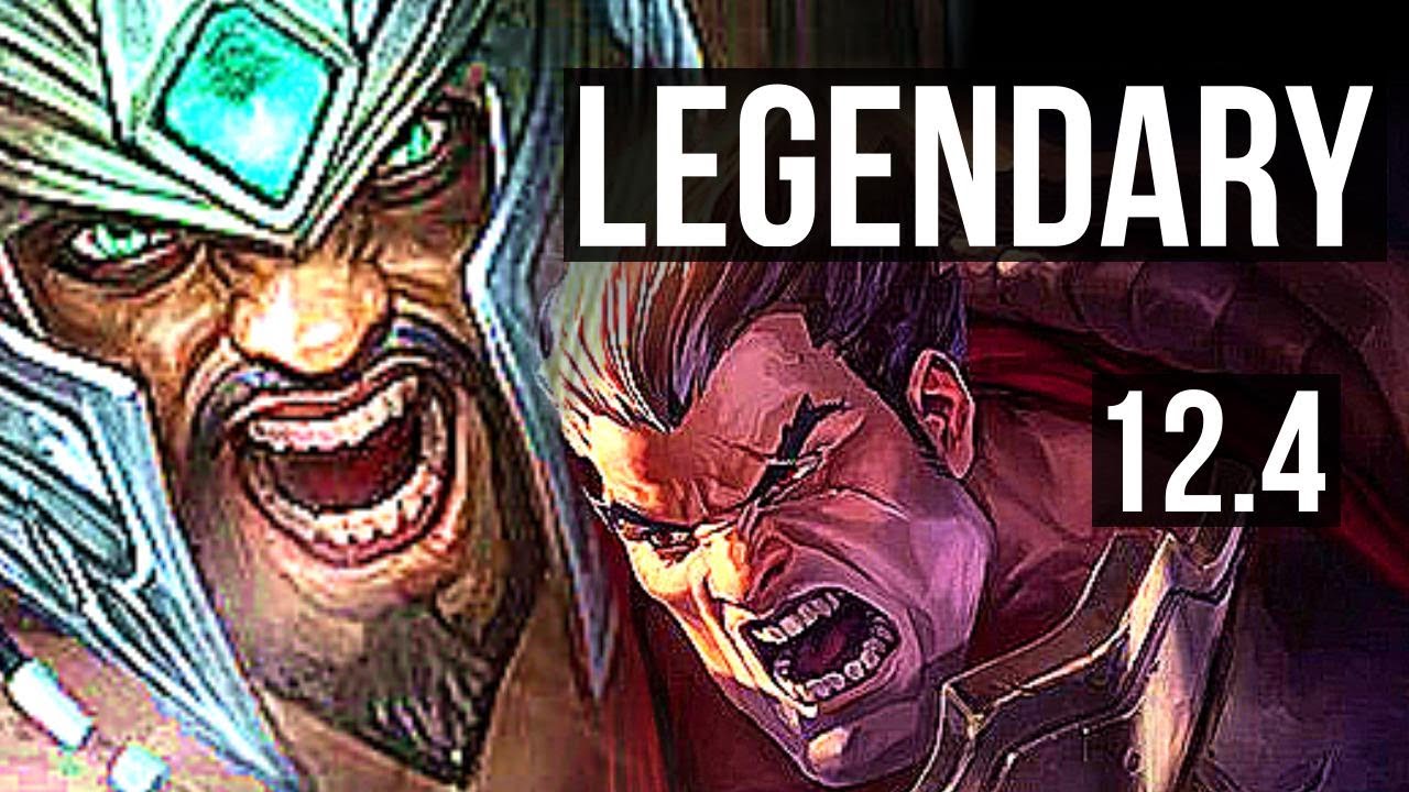 TRYNDAMERE vs DARIUS (TOP) | Legendary, 19/2/7, 6 solo kills, 1.7M mastery | KR Diamond | 12.4
