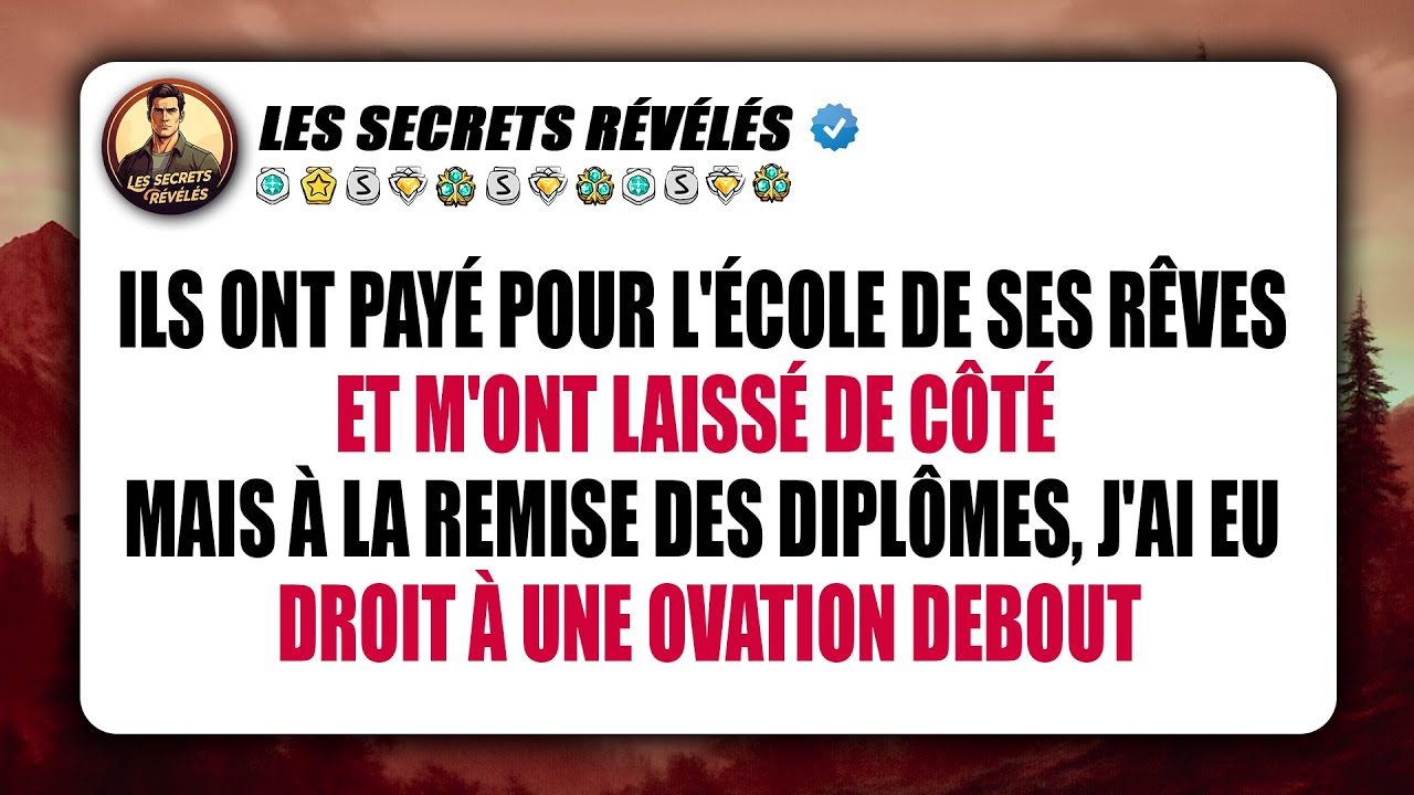 Ils ont payé pour l'école de ses rêves et m'ont laissé de côté — mais à la remise des diplômes...