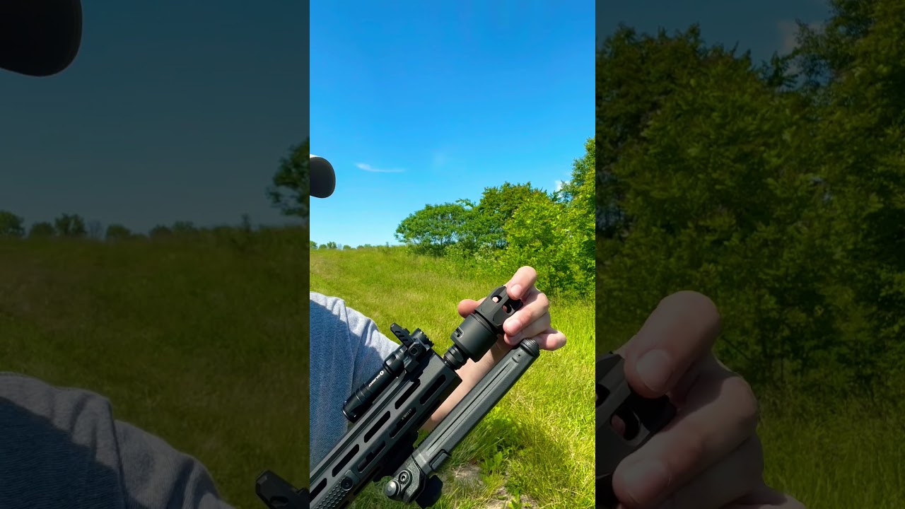 The COOLEST ar15 compensator😮😱#new #reels #shortvideo #youtube #youtubeshorts #shortsvideo #strike