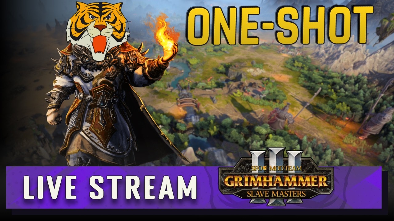 I Primi Turni con: ZHAO MING SFO (TIGERMEN) 🐯 TOTAL WAR WARHAMMER 3 💀 ONE-SHOT 🔴 LIVE ITA