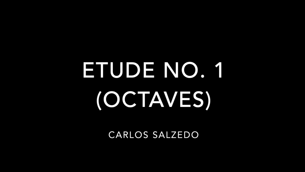 RCM Harp- Grade 6, Studies/Etudes. Salzedo Etude No. 1 (Octaves)