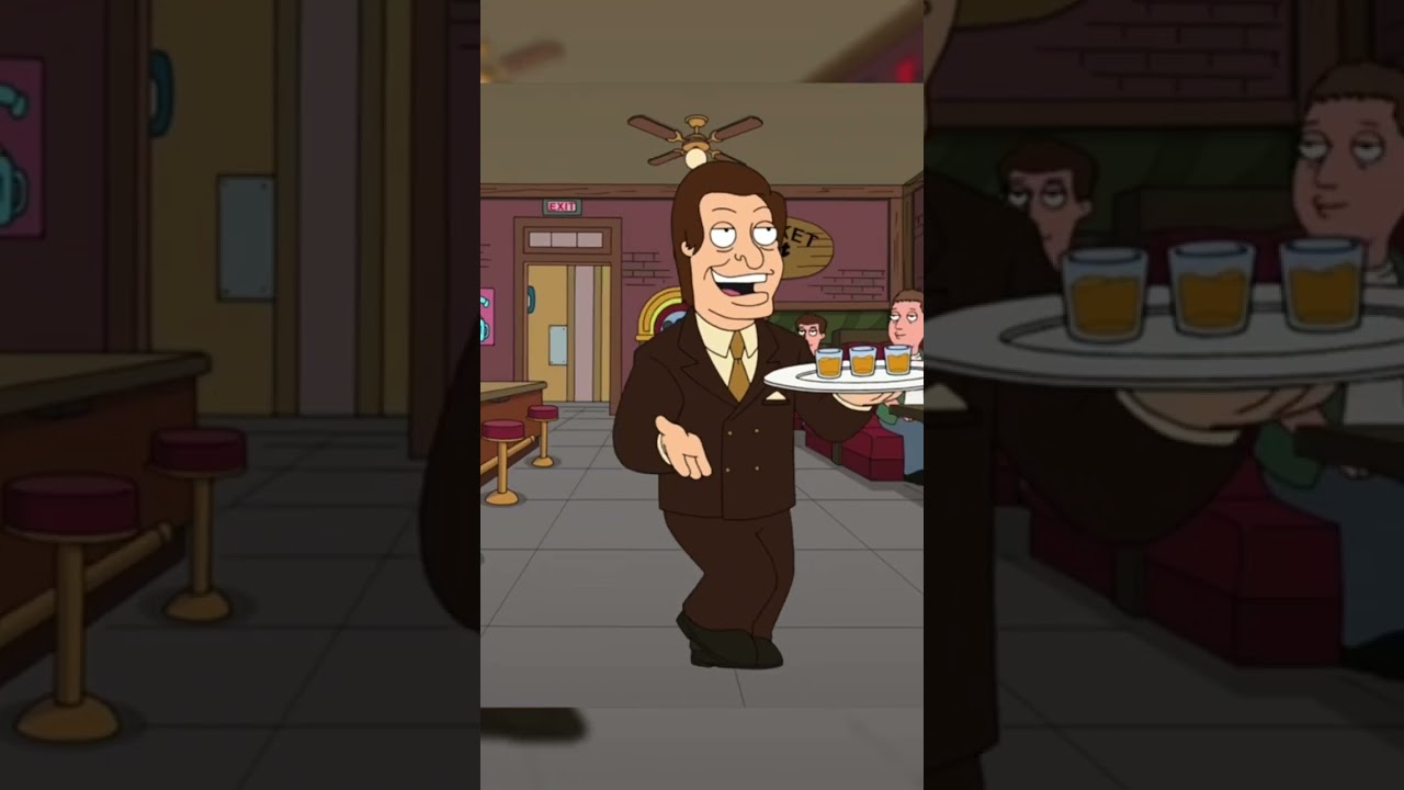 Family Guy Russian waiter singing La La La Ho Ho Ho.. #Shorts #YouTubeShorts #FamilyGuy #ViralShorts