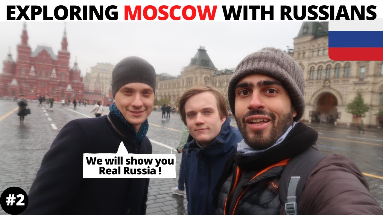 First Day in Moscow I Exploring with Russians 🇷🇺