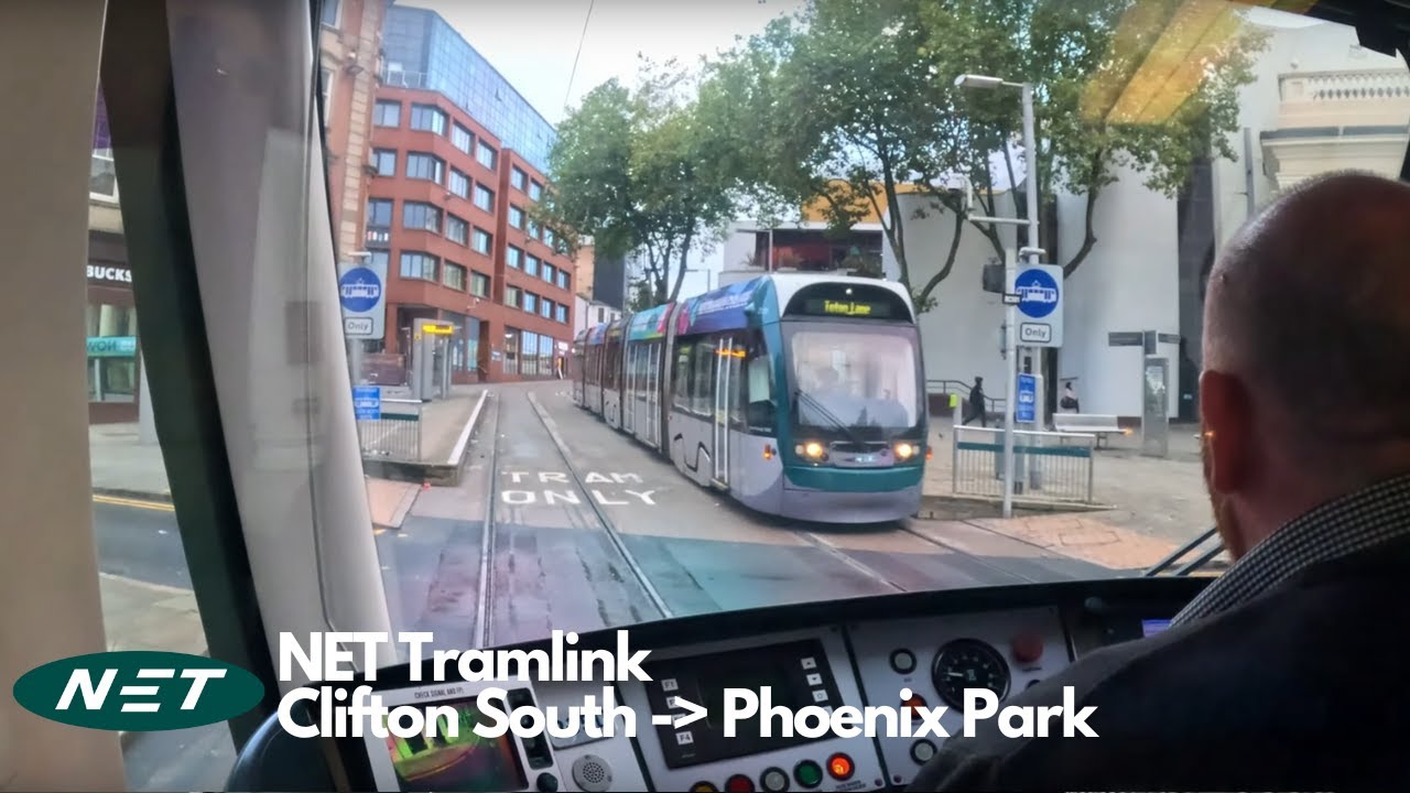 Nottingham Tramlink Front Ride (Clifton South - Phoenix Park)