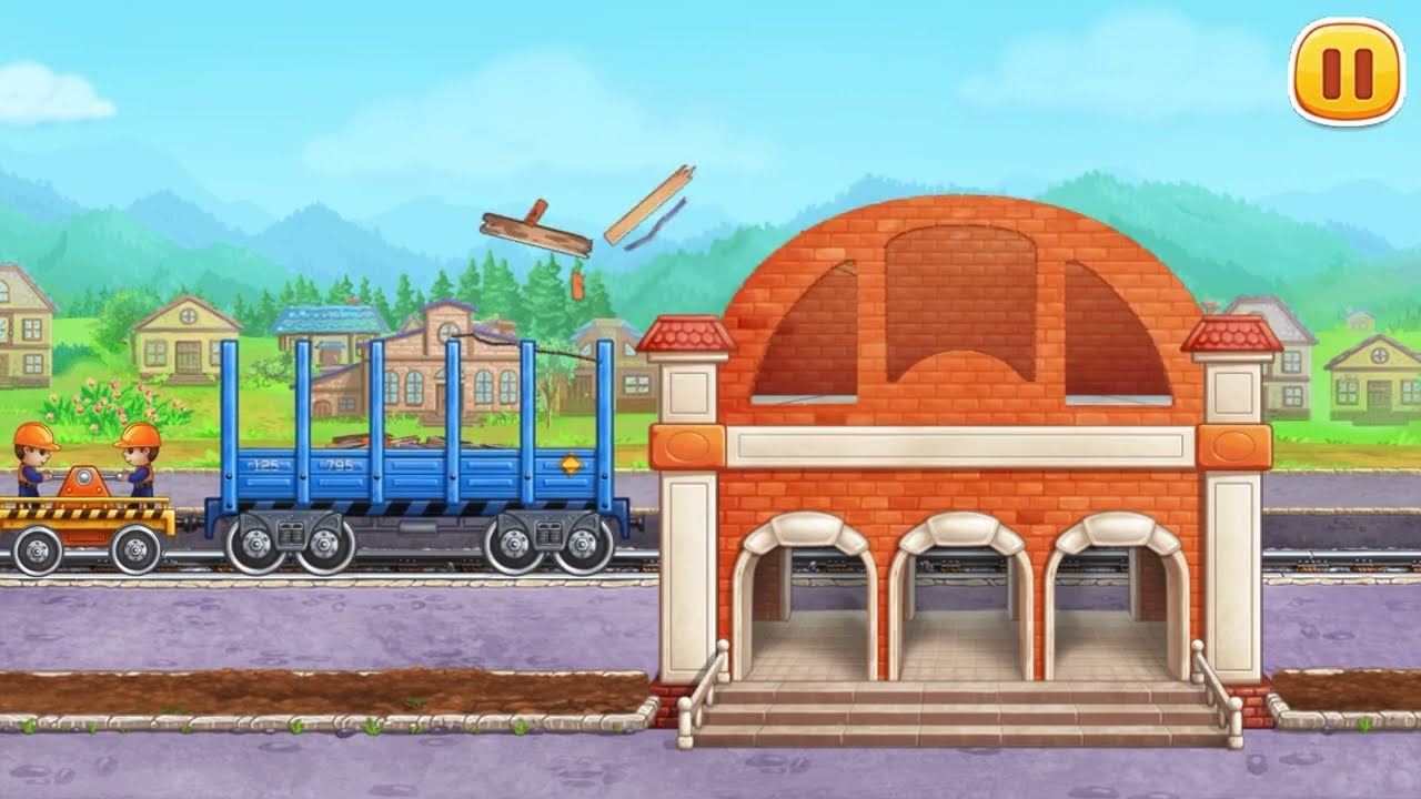 Construction 🚧 New Station 🥳|| #viral #games #cartoons #gamespoints #truck #railway #station