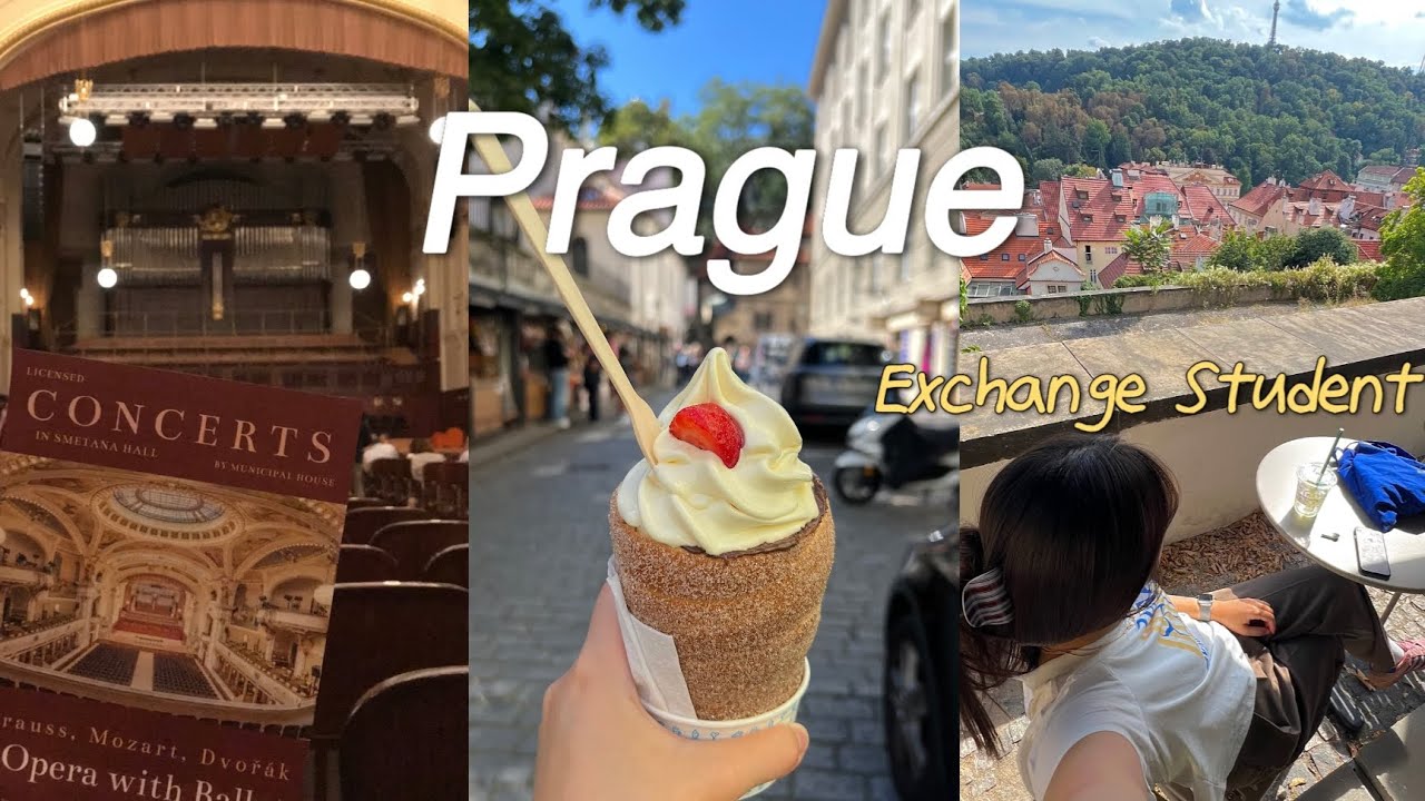 [Prague🇨🇿] 체코 프라하 여행 | 프라하가 이렇게 예쁜 나라였다니🤍🌚 | 체코 교환학생📚 | 굴뚝빵🧁 | 까를교 | 프라하성🏰 | 체코 오케스트라 공연🎻🩰