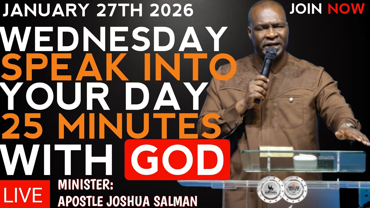 Start Your Wednesday With God! Speak Life in Prayer | Apostle Joshua Selman