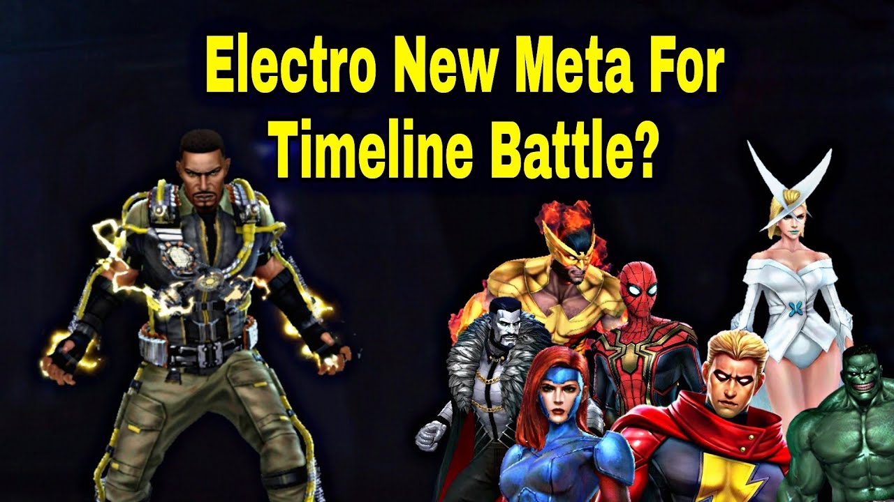 Electro Timeline Battle Guide With Transcend And Uniform - Marvel Future Fight