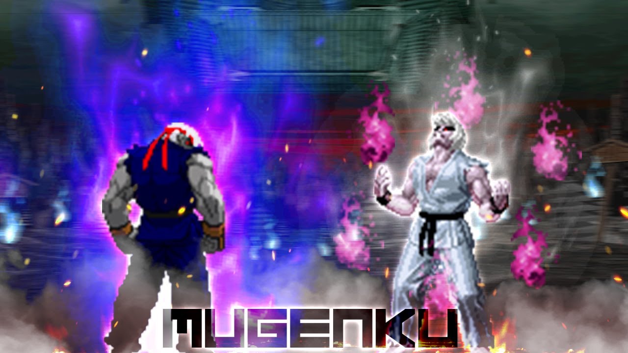 Omega God Ryu vs InfernoWalker Ken. Street Fighter MUGEN Multiverse