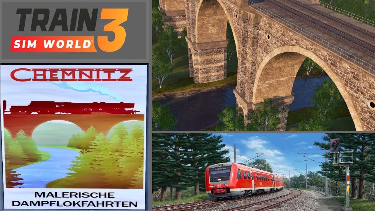 Train Sim World 3 important DLC Clues Dresden - Chemnitz route  information