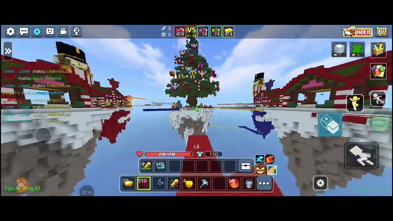 Jogando blockman!! Será que ganhei? #blockman #bedwars 