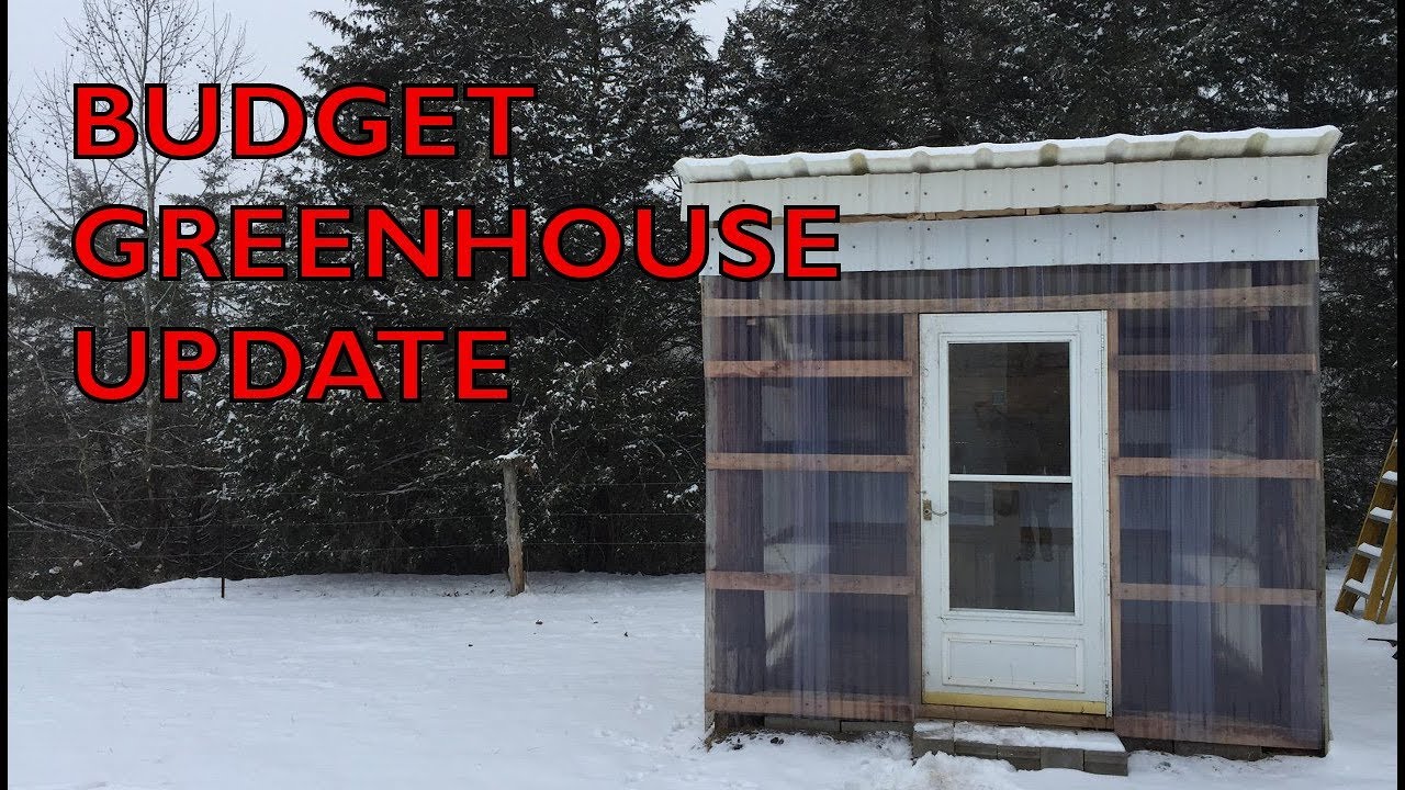 budget greenhouse update: ready for plants!