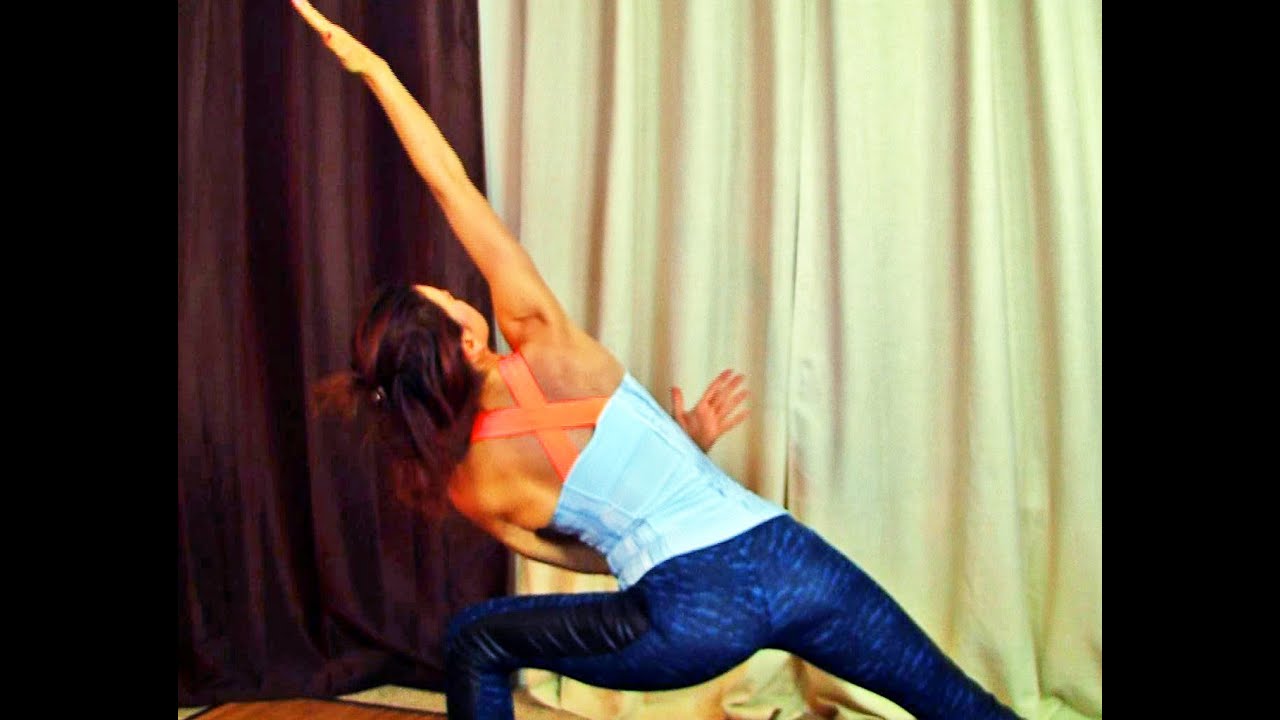 30 Minute Full Body Vinyasa Flow Detox Standing Twists Ab workout Level 2