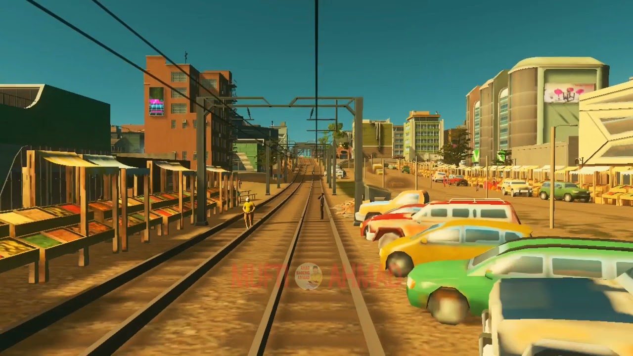 (A not so realistic) Cities Skylines Train Backride | KA Lokal Parangjaya