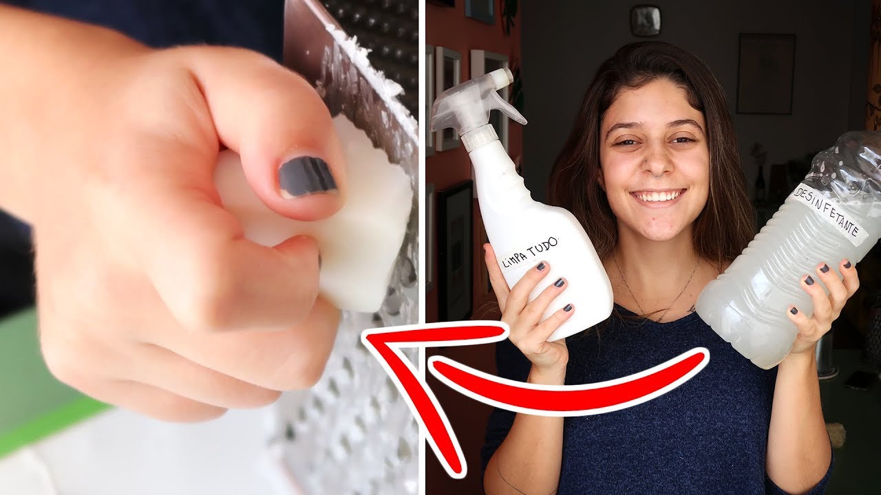 FAÇA PRODUTOS DE LIMPEZA VEGANOS EM CASA | Fácil, Barato e Sustentável!
