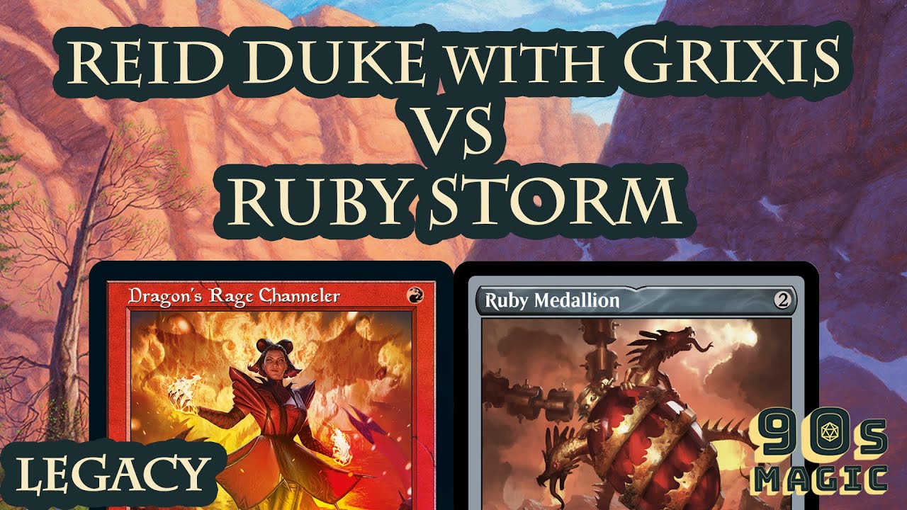 Reid Duke Grixis Delver vs Ruby Storm [MTG Legacy]