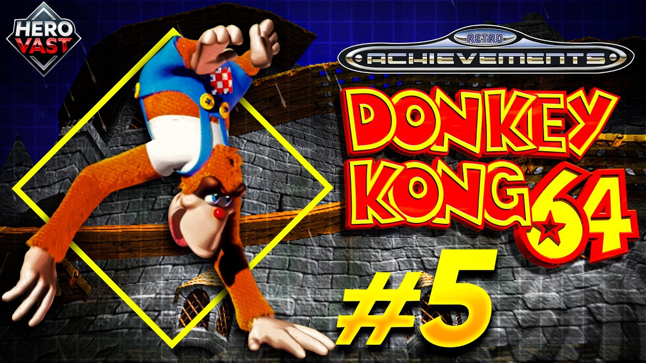 UMA OVERDOSE DE COLETÁVEIS– PLATINANDO DONKEY KONG 64 – ATÉ ZERAR –🏆87/128