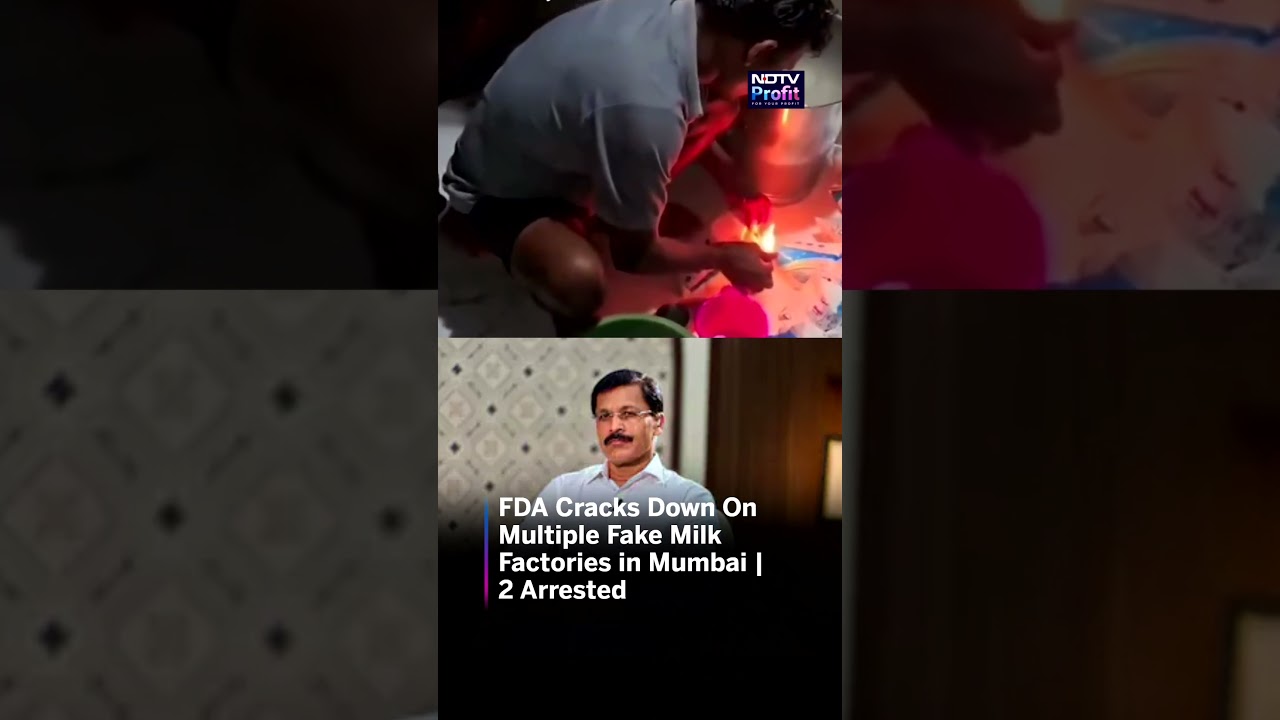 FDA Cracks Down On Multiple Fake Milk Factories in Mumbai | 2 Arrested #Shorts