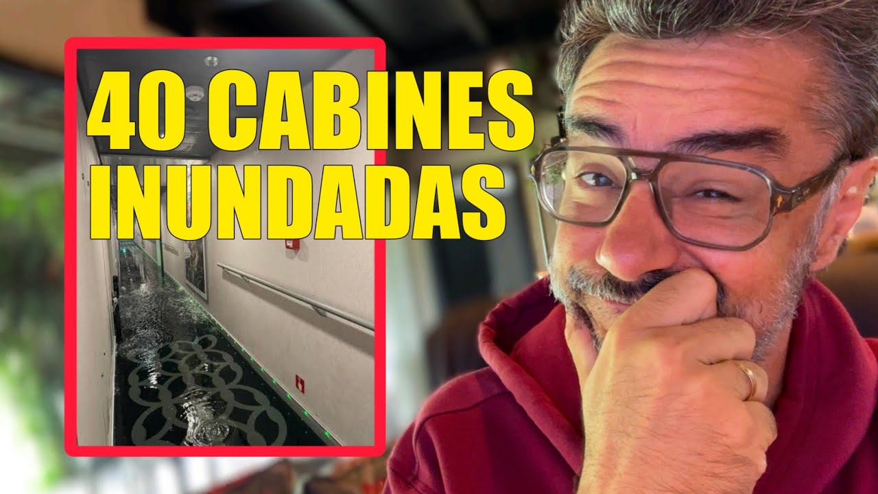 CATASTROFE - 40 CABINES INUNDADAS DO MSC SEAVIEW E MUITO MAIS....