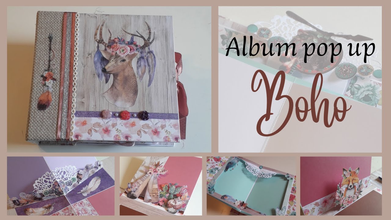 Album Pop Up Boho | Action {Scrapbooking}