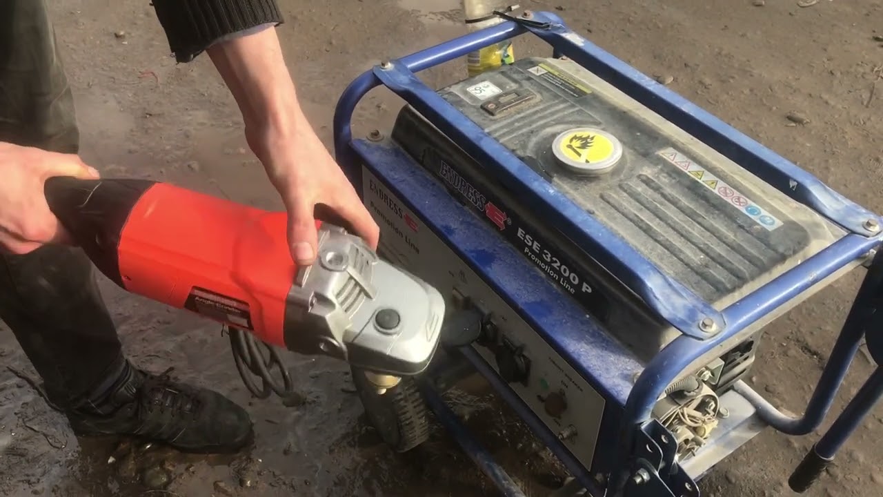 Endress ESE 3200 P довго не запускали генератор , чистка карбюратора, Баку, заміна масла 10w40