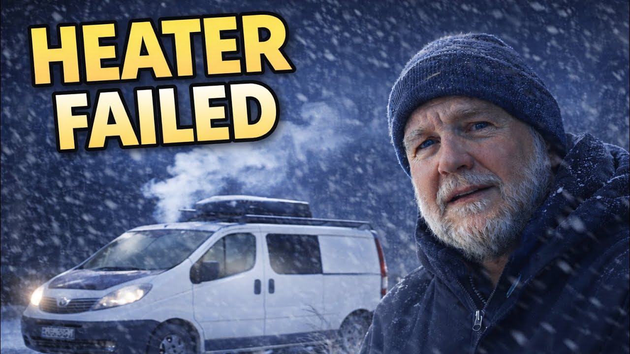 Diesel Heater Disaster! Cosy Rainy Night Van Camping in Coniston