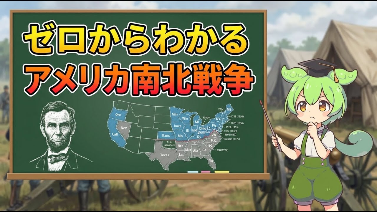 【ゼロからわかる】アメリカ南北戦争：リンカーン・奴隷解放・現代への影響まで