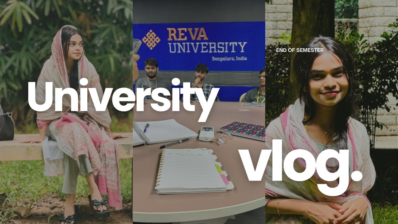 the first day of my final year.🥹🏫🎀💗(reva university)