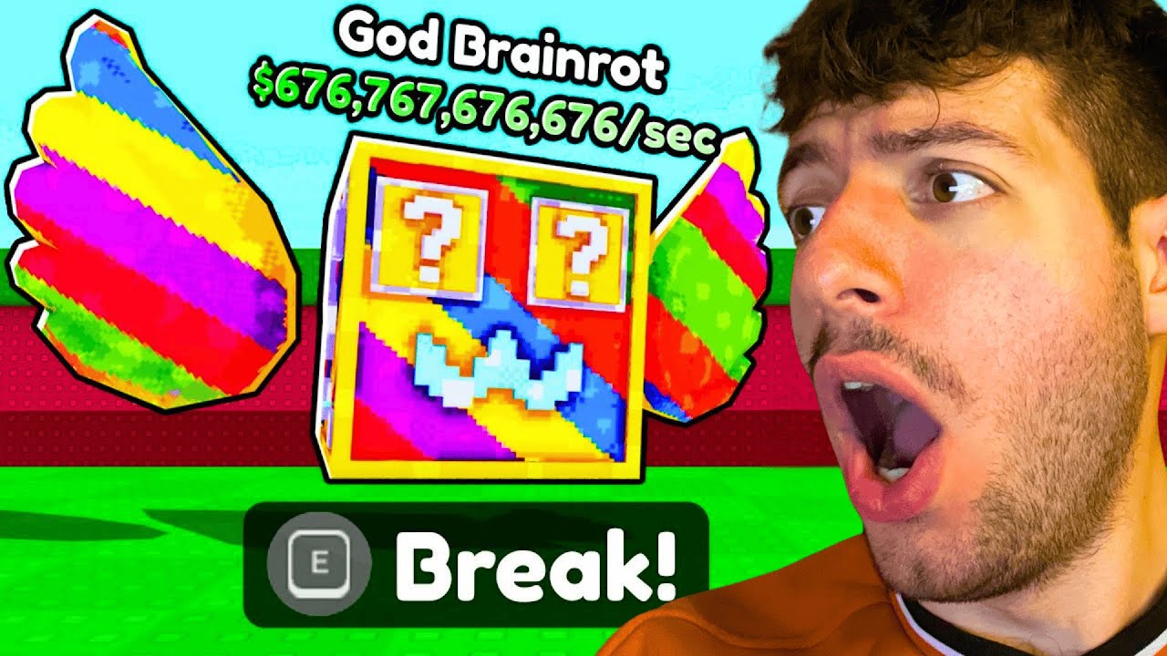 HO SBLOCCATO i BRAINROT più RARI nei LUCKY BLOCK GIGANTI su ROBLOX BRAINROT!