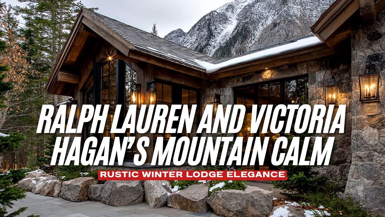 Rustic Winter Lodge Elegance Inspired by Ralph Lauren and Victoria Hagan’s Mountain Calm