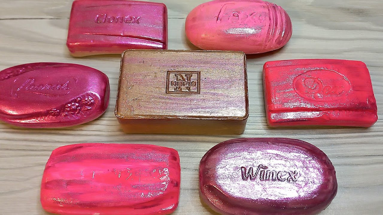 ASMR SOAP| cutting colored soap|soap carving|асмр|резка мыла