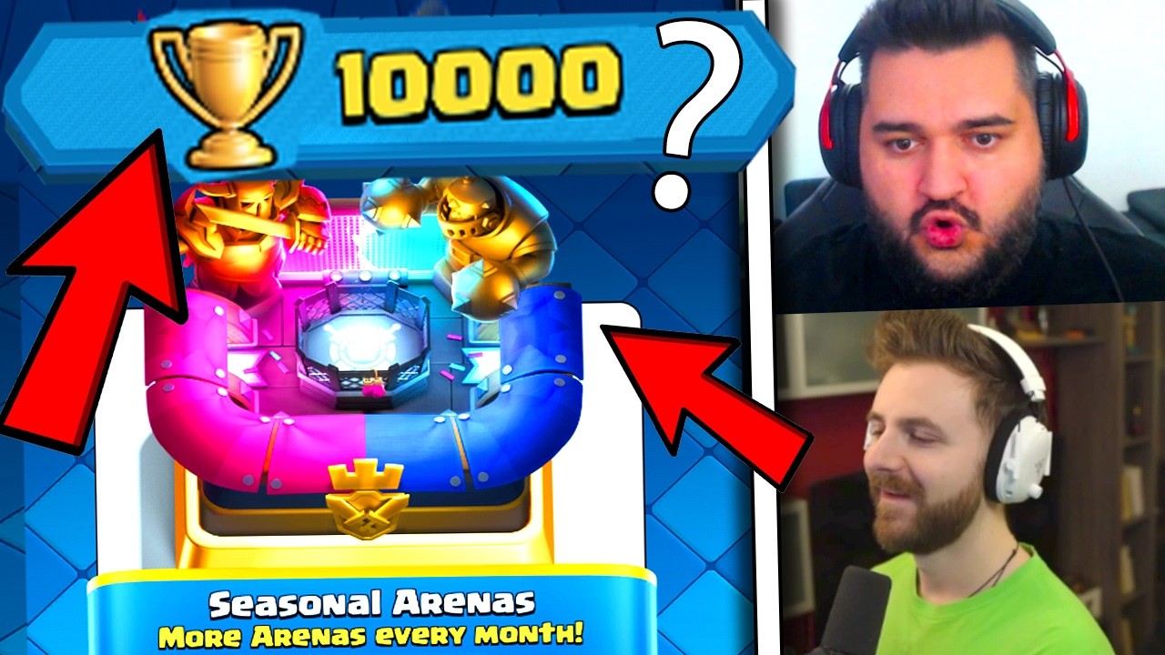 MEGA RECORD la aproape 10.000 TROFEE pe Clash Royale..