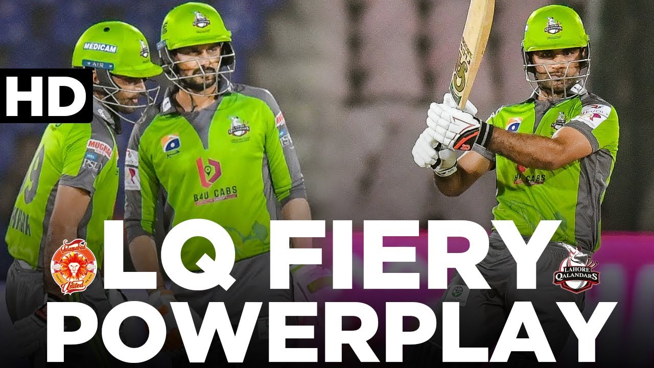 LQ Fiery Powerplay | Islamabad United vs Lahore Qalandars | Match 20 | PSL 2021 | MG2L