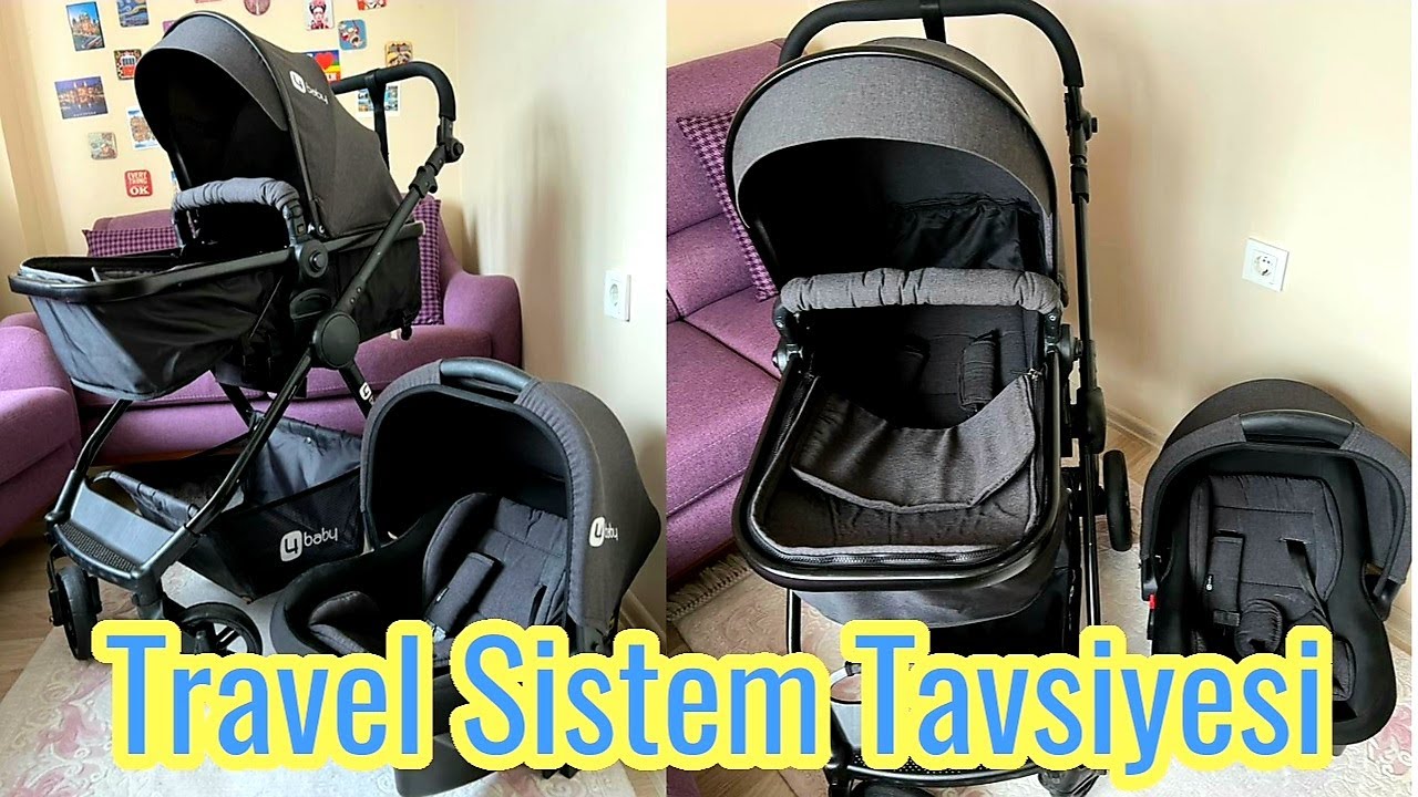 4 Baby Comfort Siyah Travel Sistem Bebek Arabası İncelemesi