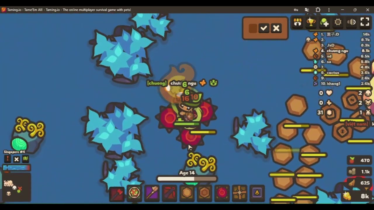 taming.io - kills