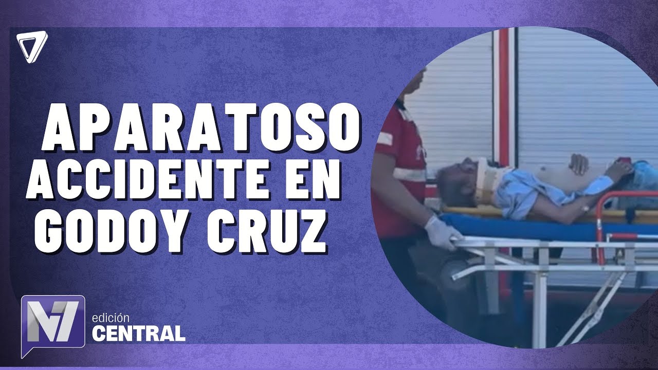 Seis hospitalizados tras grave choque en Guaymallén