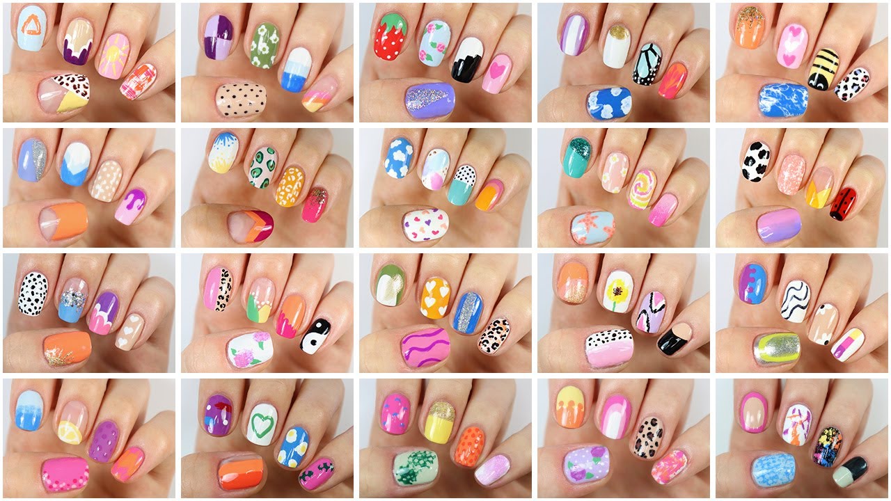 New Nail Art 2023 | 100+ Nail Art Design Compilation Using Household Items!