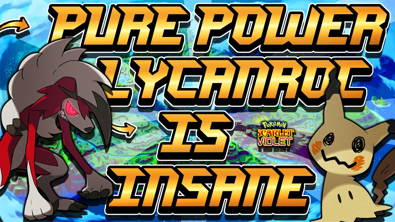 Pure Power Lycanroc Is Insanely Strong! - Pokémon Scarlet & Violet Competitive Ranked Double Battles