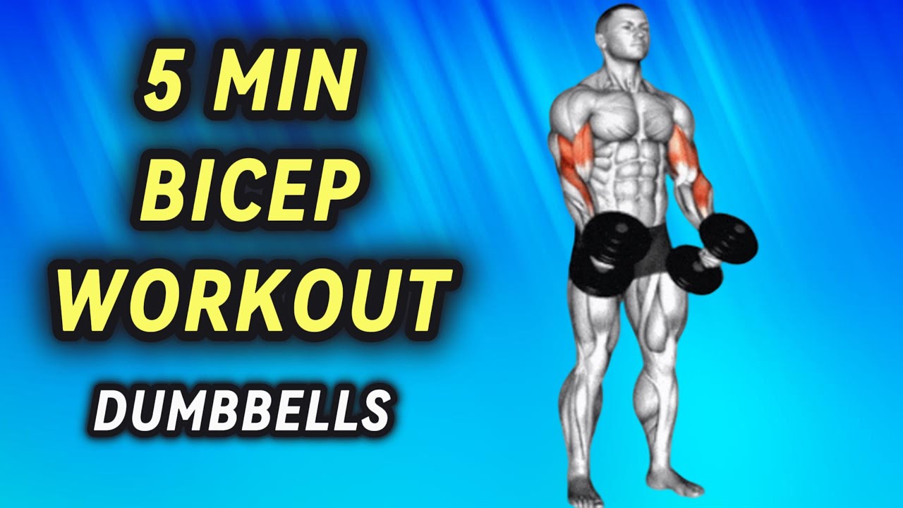 5 MIN BICEP BURN 💥 | AESTHETIC ARMS WORKOUT
