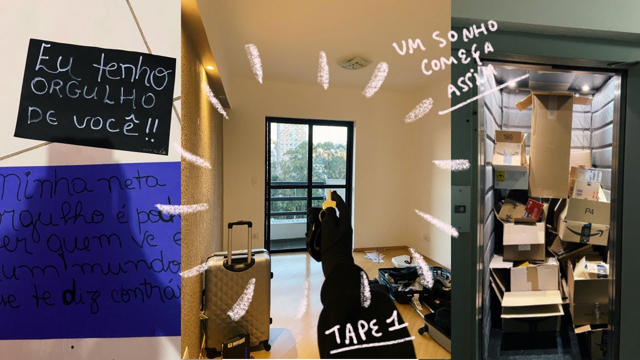 vlog | tape 1 — um sonho começa assim