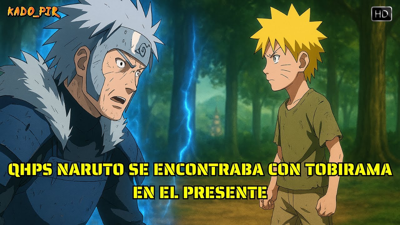 QHPS Naruto se encontraba con Tobirama en el presente