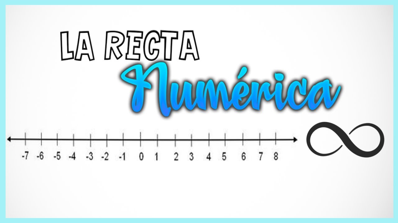 LA RECTA NUMÉRICA - Para qué sirve, construcción e intervalos